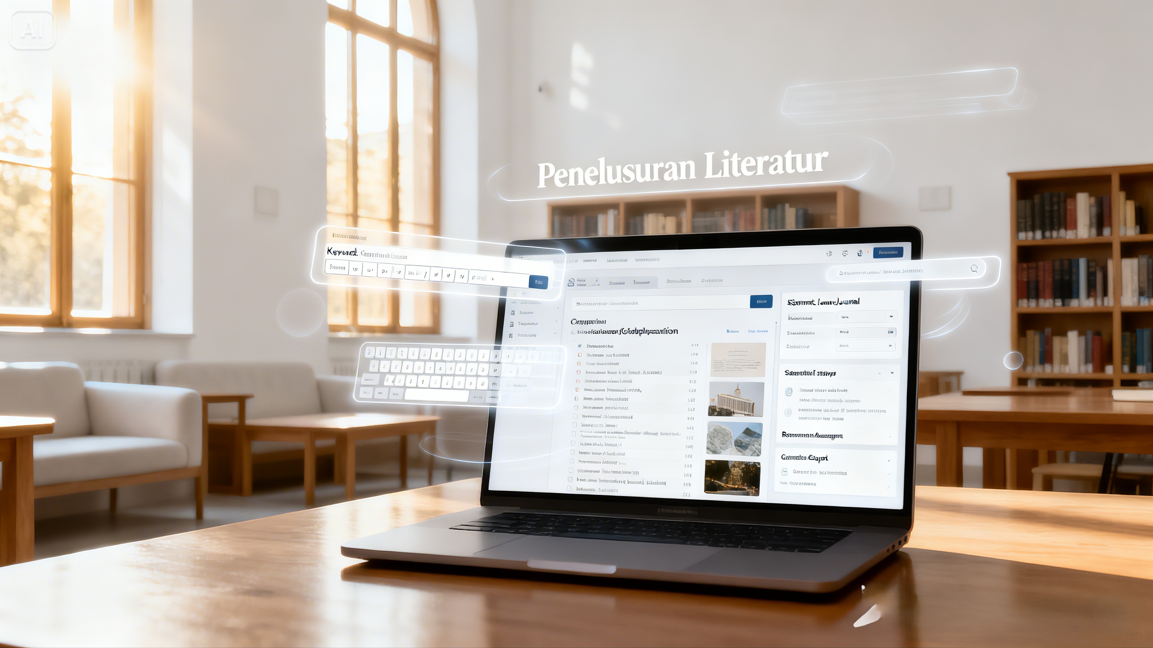 Rak koleksi perpustakaan